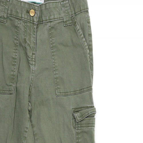 NEXT Womens Green   Cropped Trousers Size 8 L22 in
