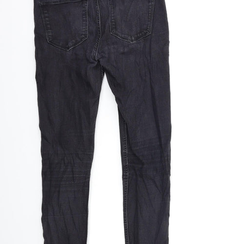 H&M Womens Black  Denim Skinny Jeans Size 28 in L28 in