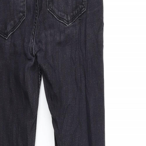 H&M Womens Black  Denim Skinny Jeans Size 28 in L28 in