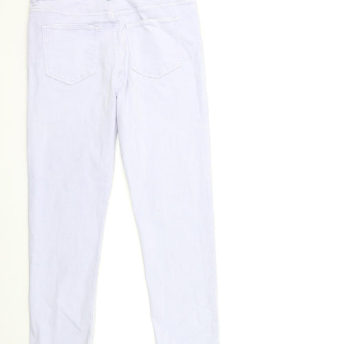 Marks and Spencer Womens Black  Denim Skinny Jeans Size 12 L27 in