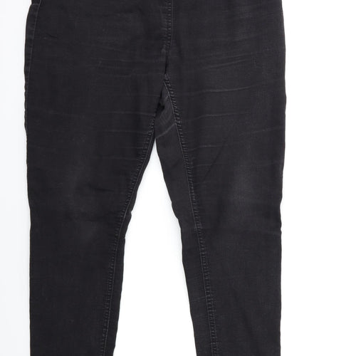 Preworn Womens Black  Denim Jegging Jeans Size 30 in L30 in