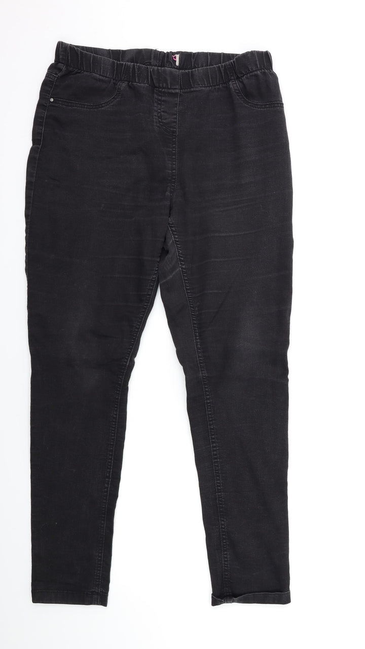Preworn Womens Black  Denim Jegging Jeans Size 30 in L30 in