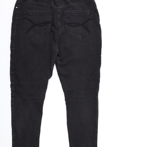 Preworn Womens Black  Denim Jegging Jeans Size 30 in L30 in