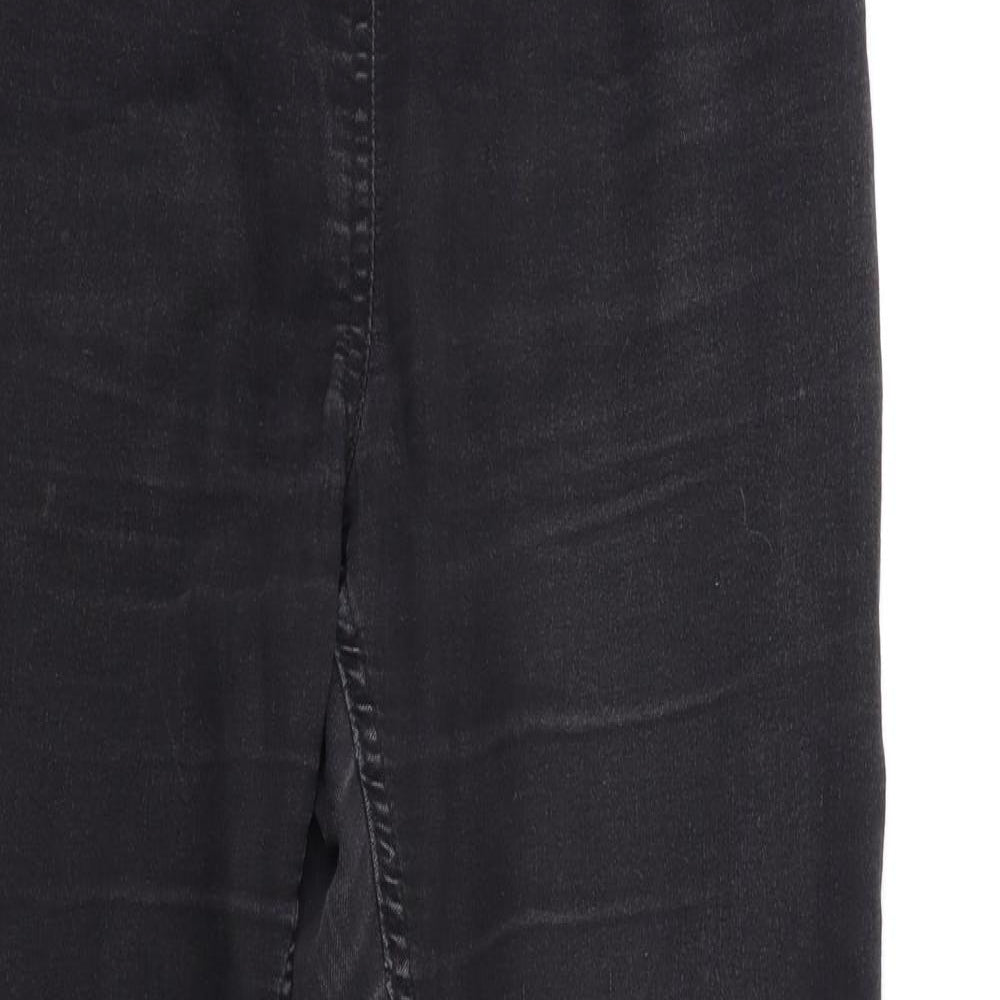 Preworn Womens Black  Denim Jegging Jeans Size 30 in L30 in