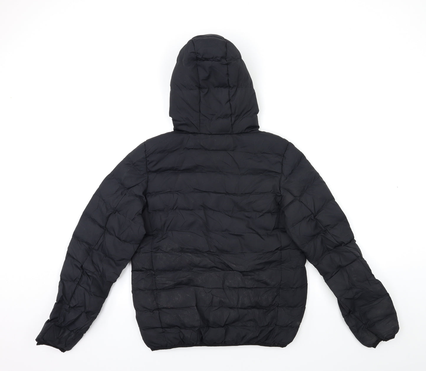 Brave Soul Boys Black   Puffer Jacket Coat Size 11-12 Years