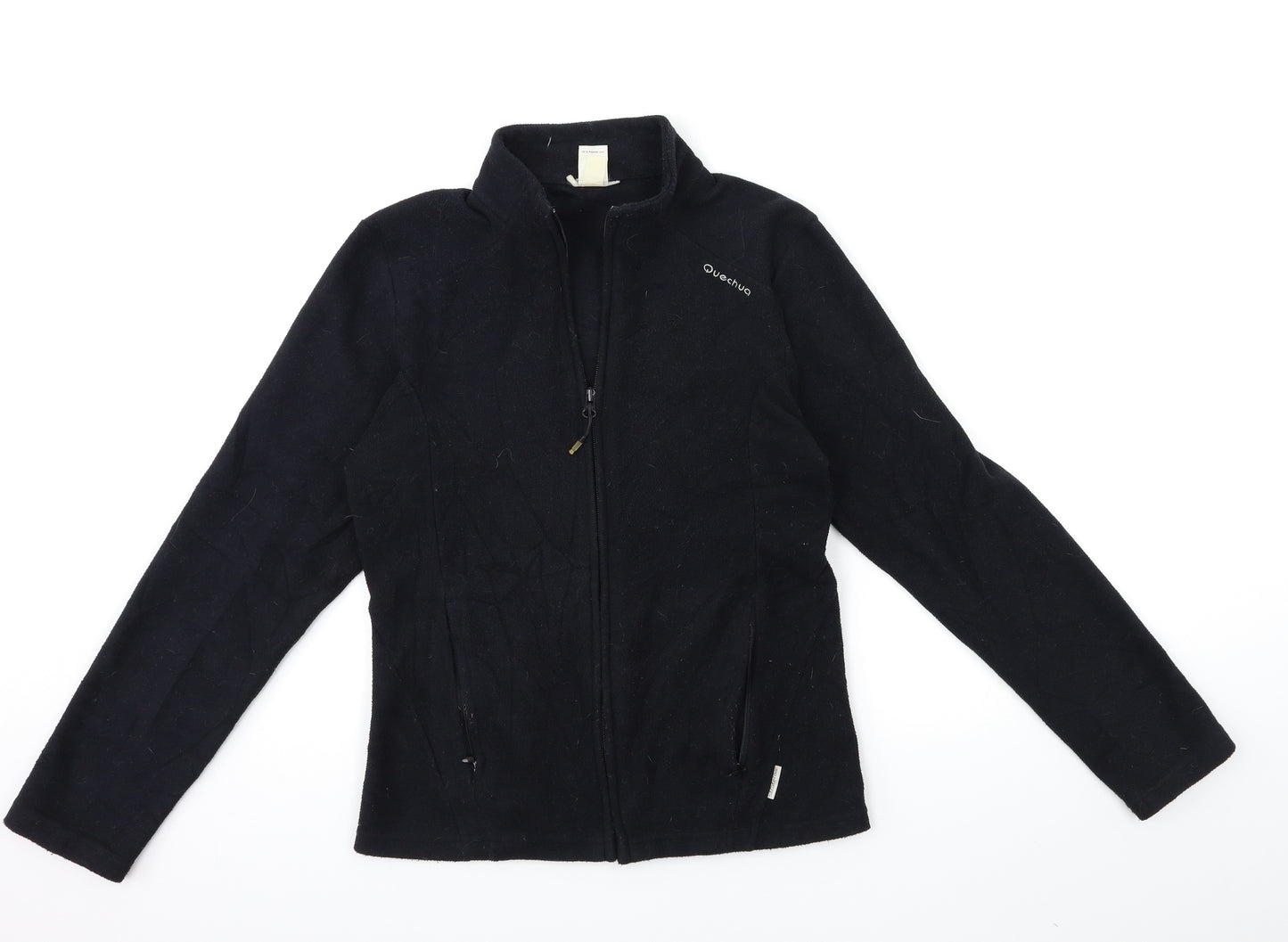 Quechua Womens Black  Fleece Jacket  Size S
