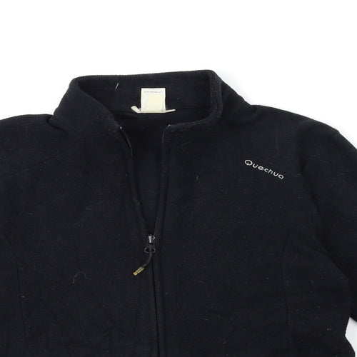 Quechua Womens Black  Fleece Jacket  Size S