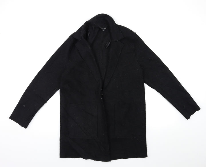 New Look Womens Black Jacket Coat Size 8