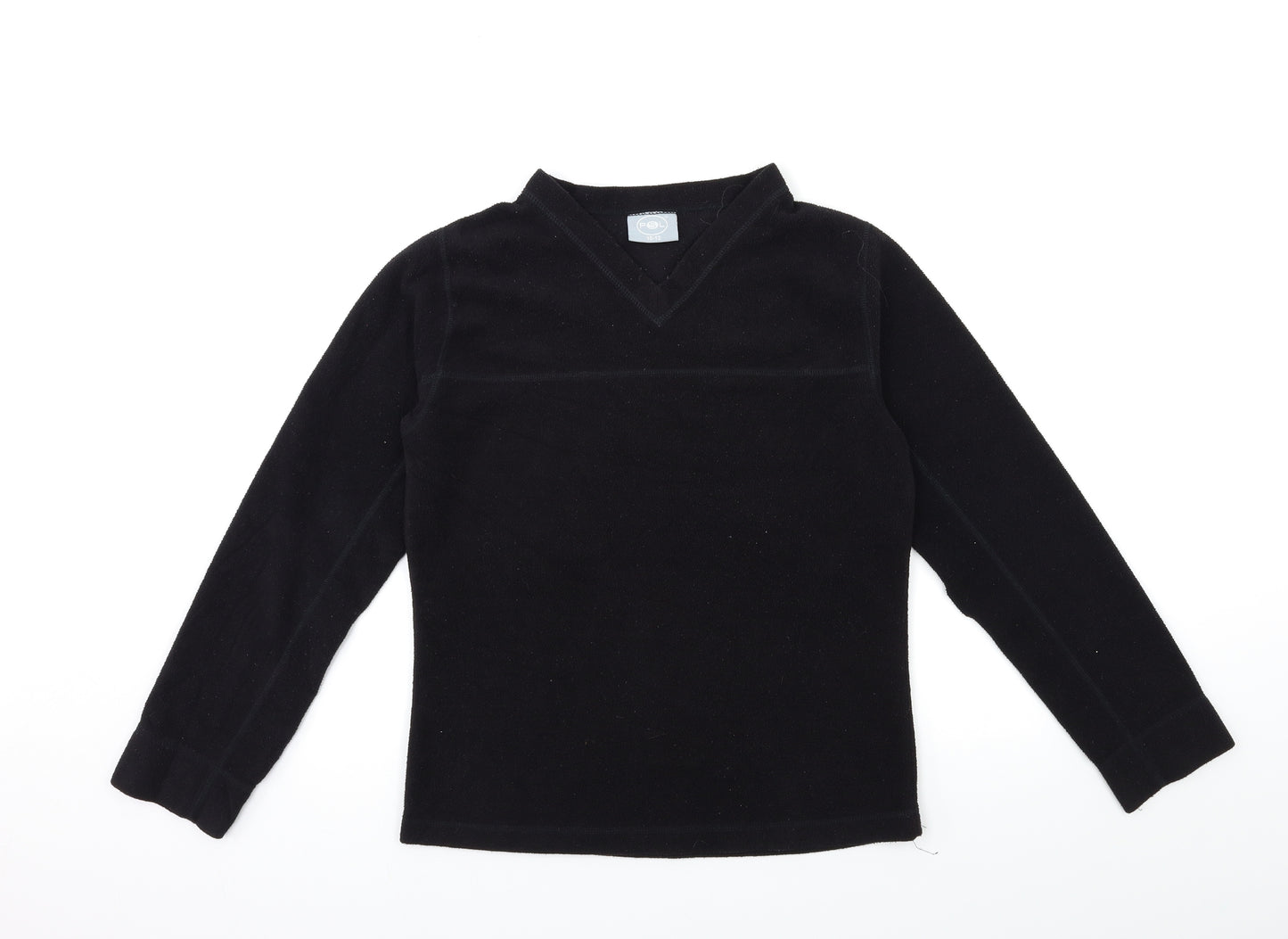 PSL Womens Black  Fleece Pullover Jumper Size 10