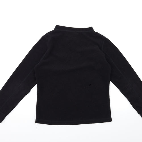 PSL Womens Black  Fleece Pullover Jumper Size 10