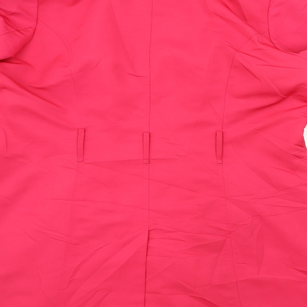 Marks and Spencer Womens Pink   Overcoat Coat Size 18