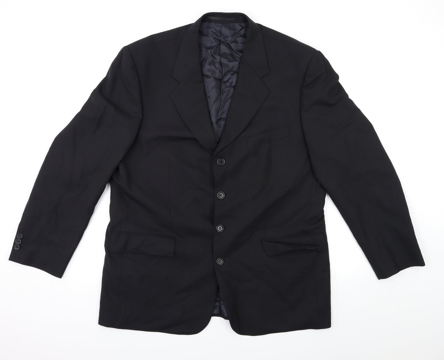 JAMES BERRY Mens Black   Jacket Suit Jacket Size 44