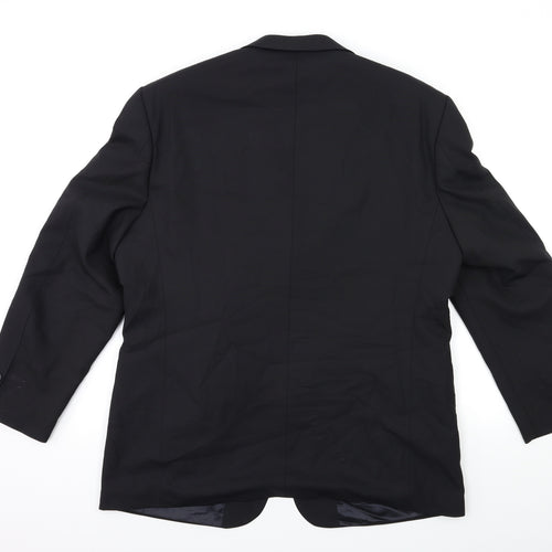 JAMES BERRY Mens Black   Jacket Suit Jacket Size 44