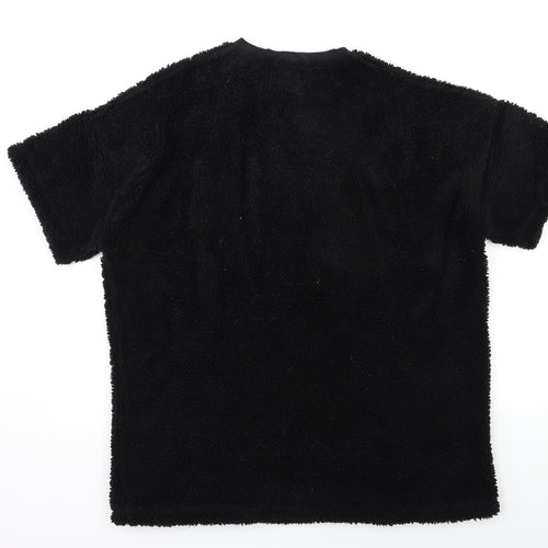 ASOS Womens Black  Fleece Pullover Jumper Size L