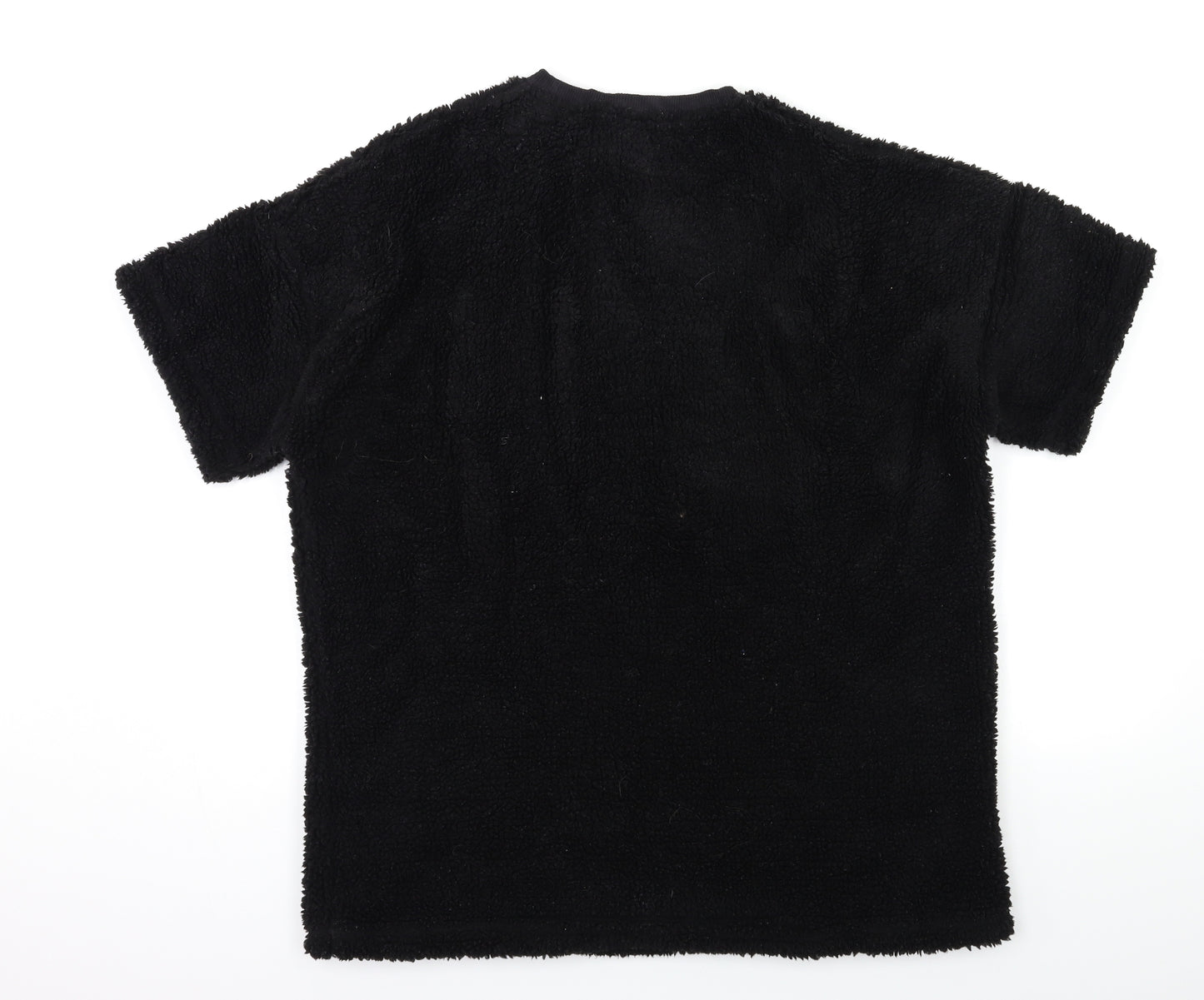 ASOS Womens Black  Fleece Pullover Jumper Size L