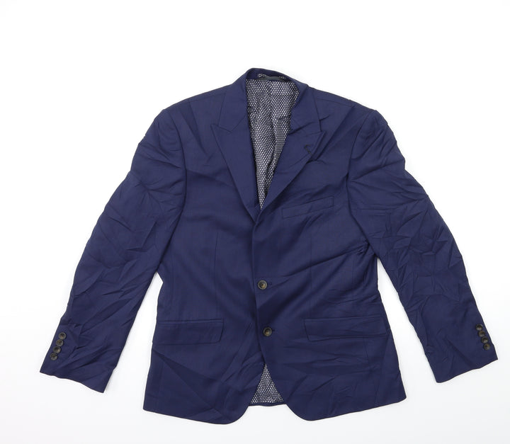 Marks and Spencer Mens Blue   Jacket Suit Jacket Size 38
