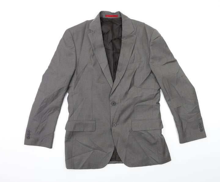 Burton Mens Grey Jacket Suit Jacket Size 36