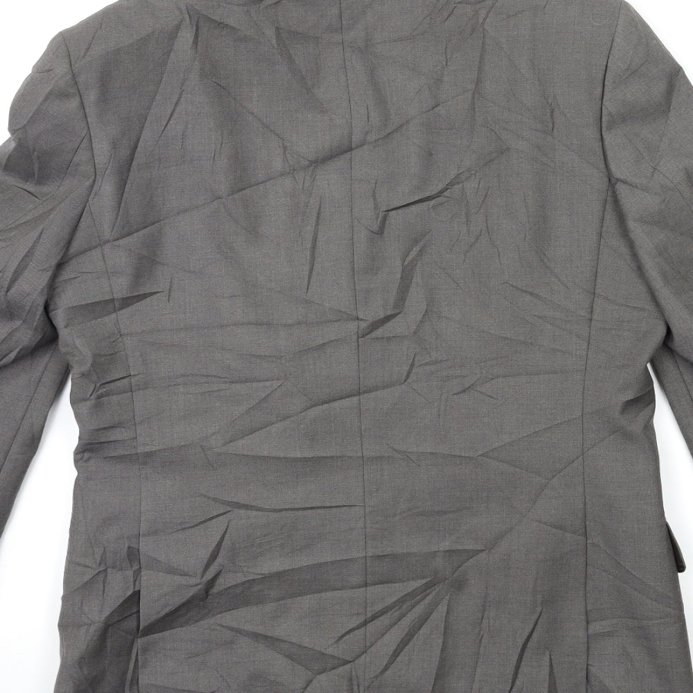 Burton Mens Grey   Jacket Suit Jacket Size 36