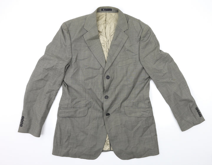 BHS Mens Grey Jacket Suit Jacket Size 42