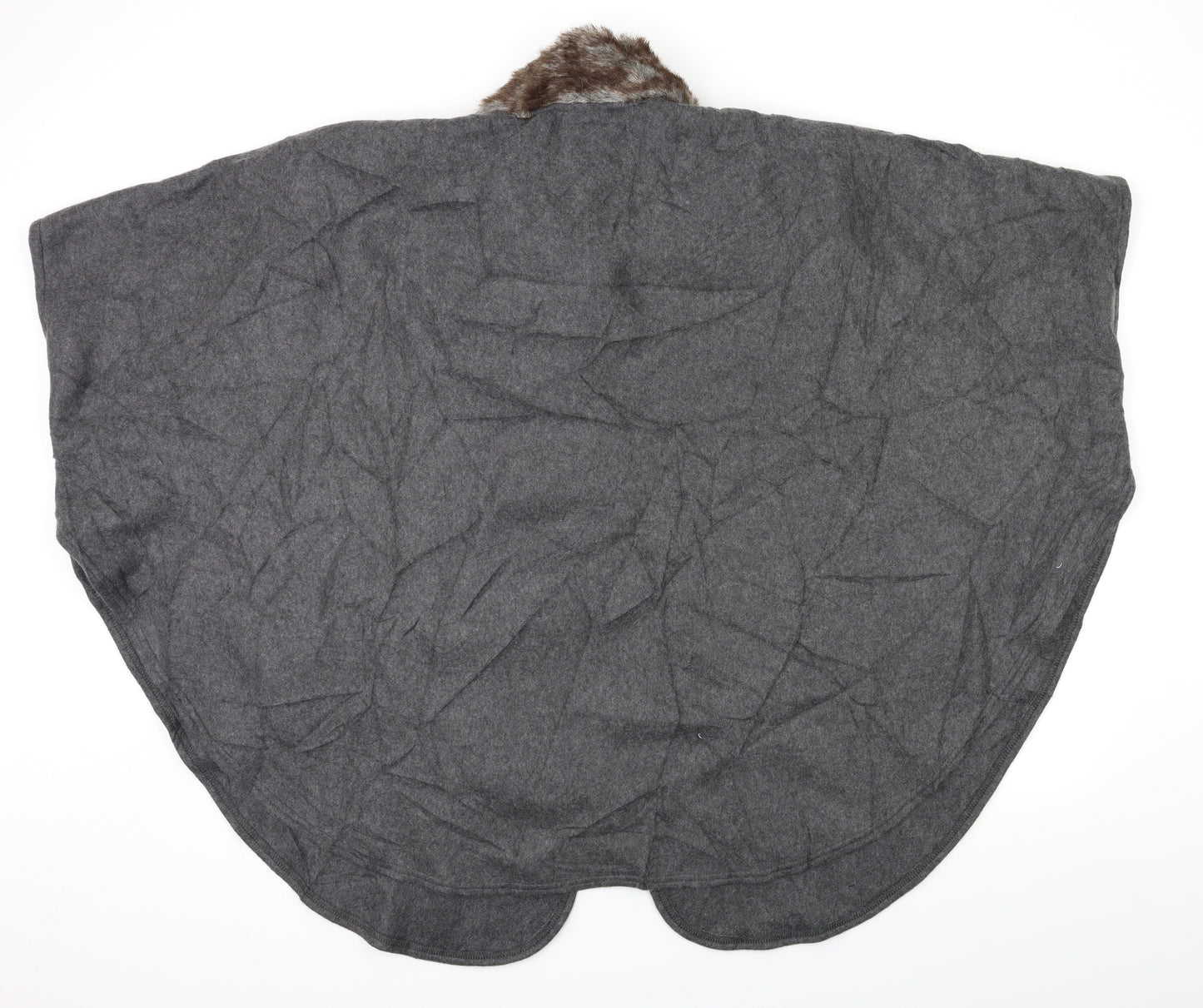 Preworn Womens Grey   Jacket Poncho One Size