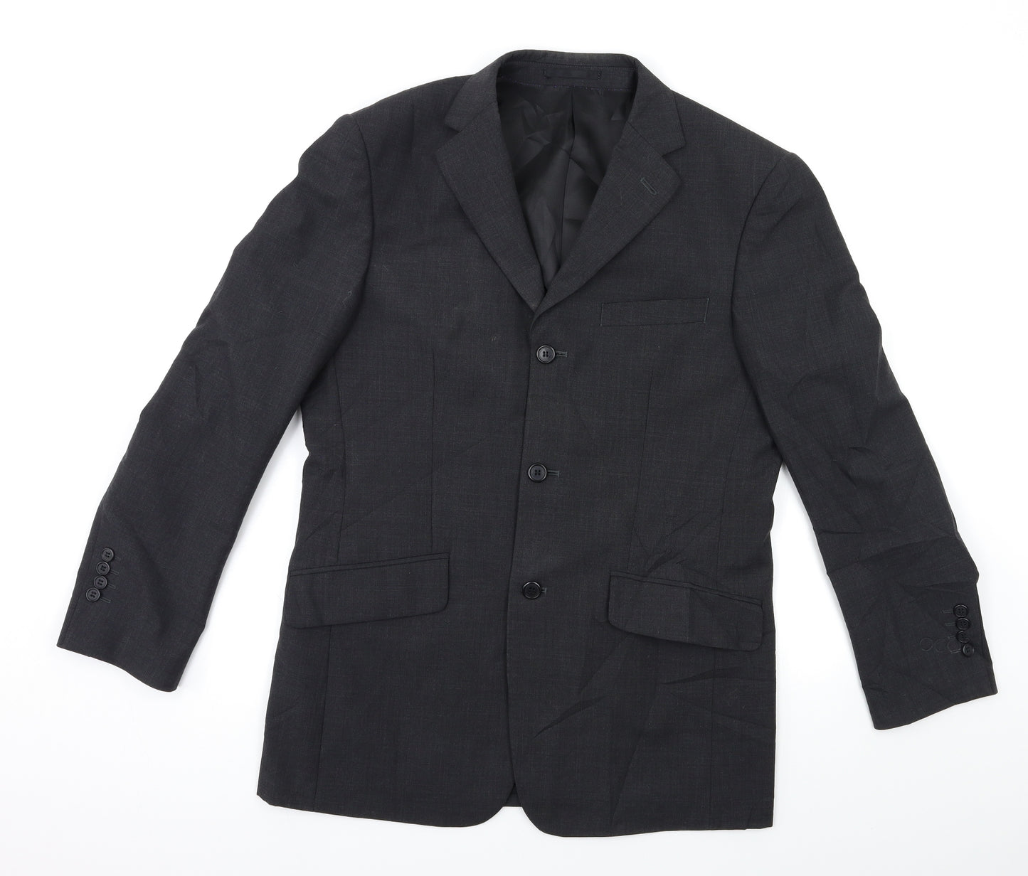 Charlton Grey Mens Grey   Jacket Suit Jacket Size 38