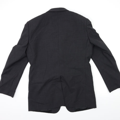 Charlton Grey Mens Grey   Jacket Suit Jacket Size 38