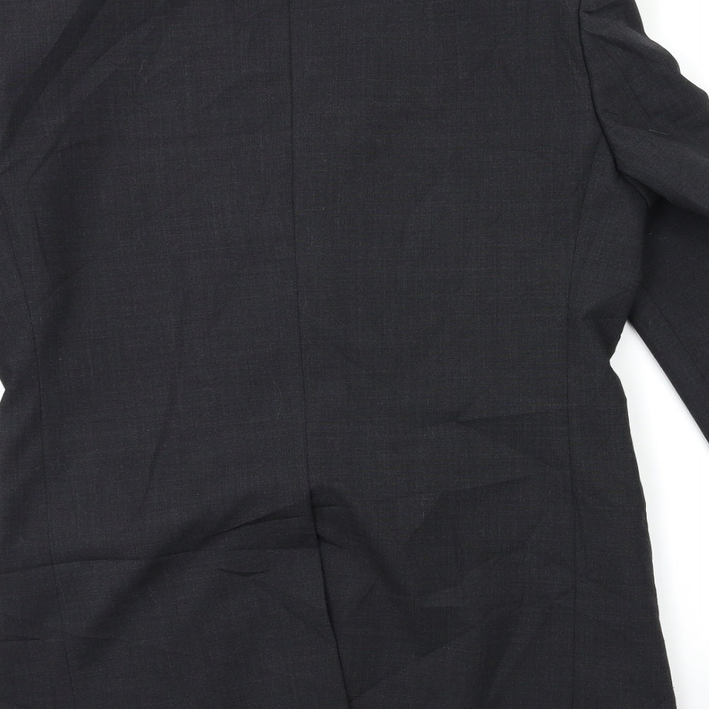 Charlton Grey Mens Grey   Jacket Suit Jacket Size 38