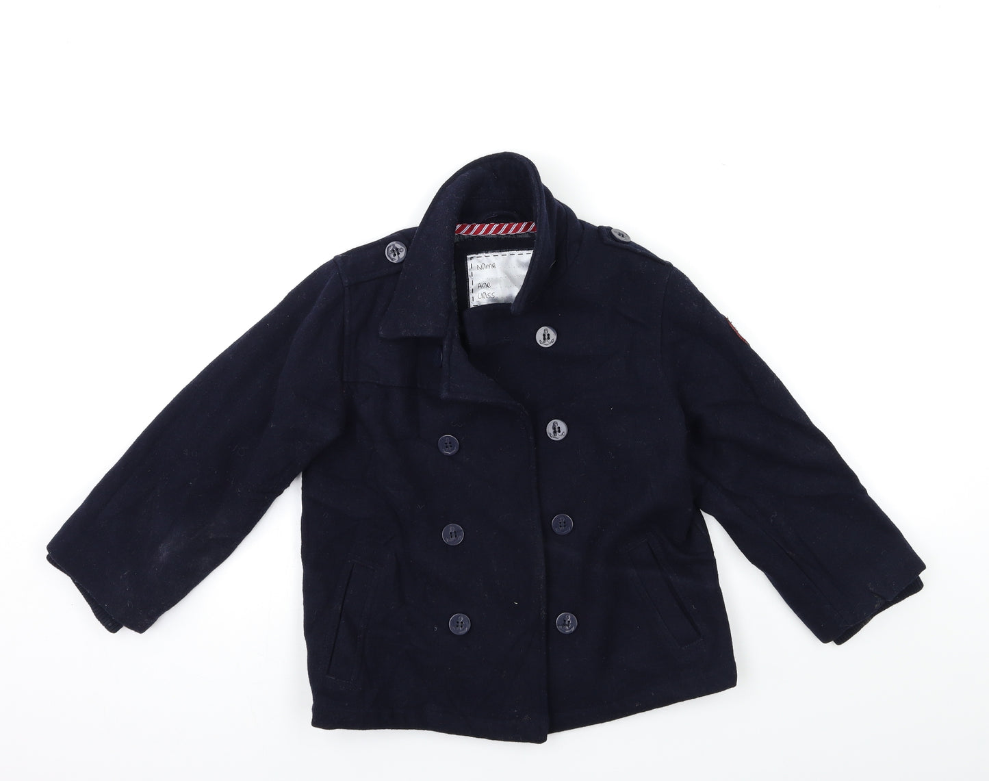 Mother and Child Boys Blue   Jacket Coat Size 6-7 Years