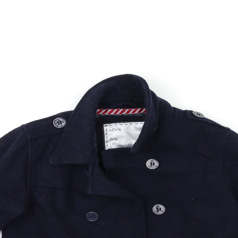 Mother and Child Boys Blue   Jacket Coat Size 6-7 Years
