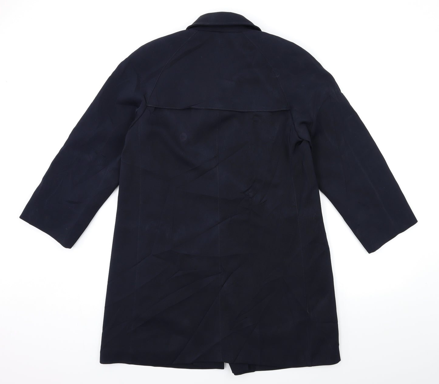Marks and Spencer Womens Blue   Overcoat Coat Size 12
