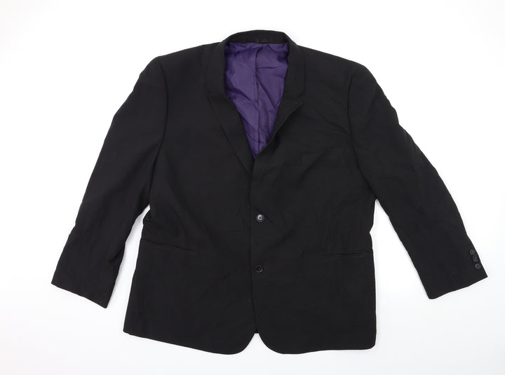 Taylor & Wright Mens Black Jacket Suit Jacket Size 38