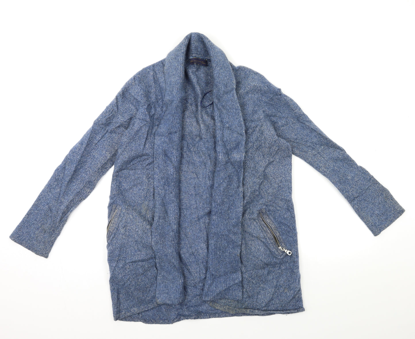 Marks and Spencer Womens Blue  Knit Cardigan Jumper Size 14