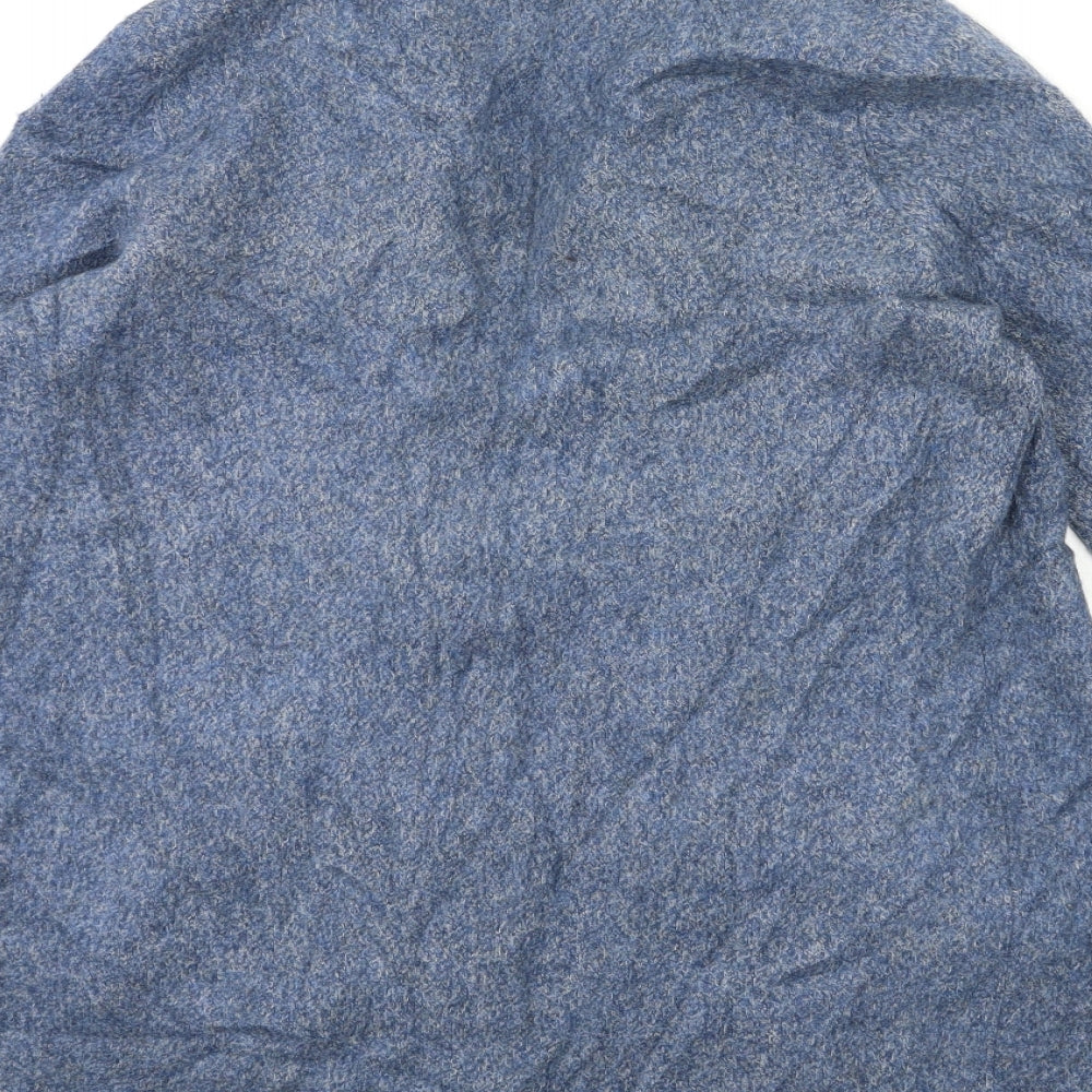 Marks and Spencer Womens Blue  Knit Cardigan Jumper Size 14
