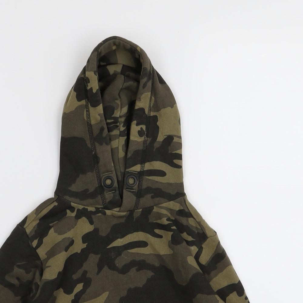 NEXT Boys Green Camouflage  Pullover Jumper Size 4 Years