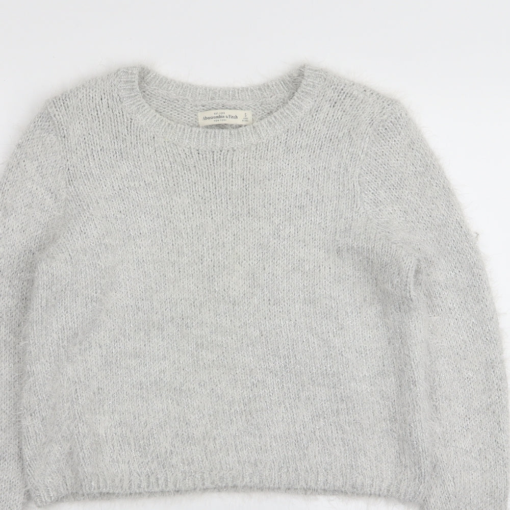 Abercrombie & Fitch Womens Grey   Pullover Jumper Size S