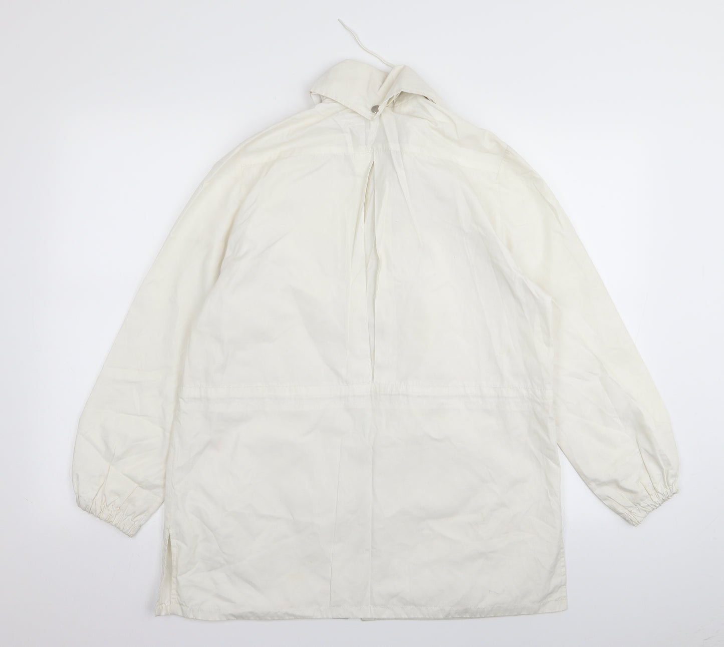 Preworn Womens White   Jacket Coat Size 8