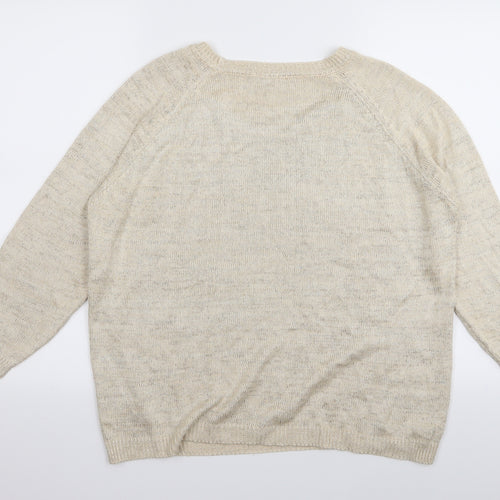 River Island Womens Beige   Pullover Jumper Size 14
