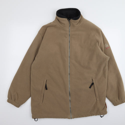 wynnster Womens Brown   Full Zip Jumper Size 14  - fleece