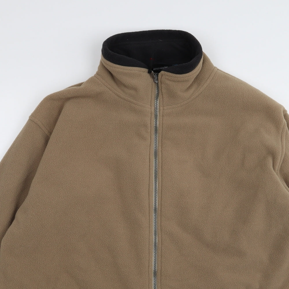 wynnster Womens Brown   Full Zip Jumper Size 14  - fleece