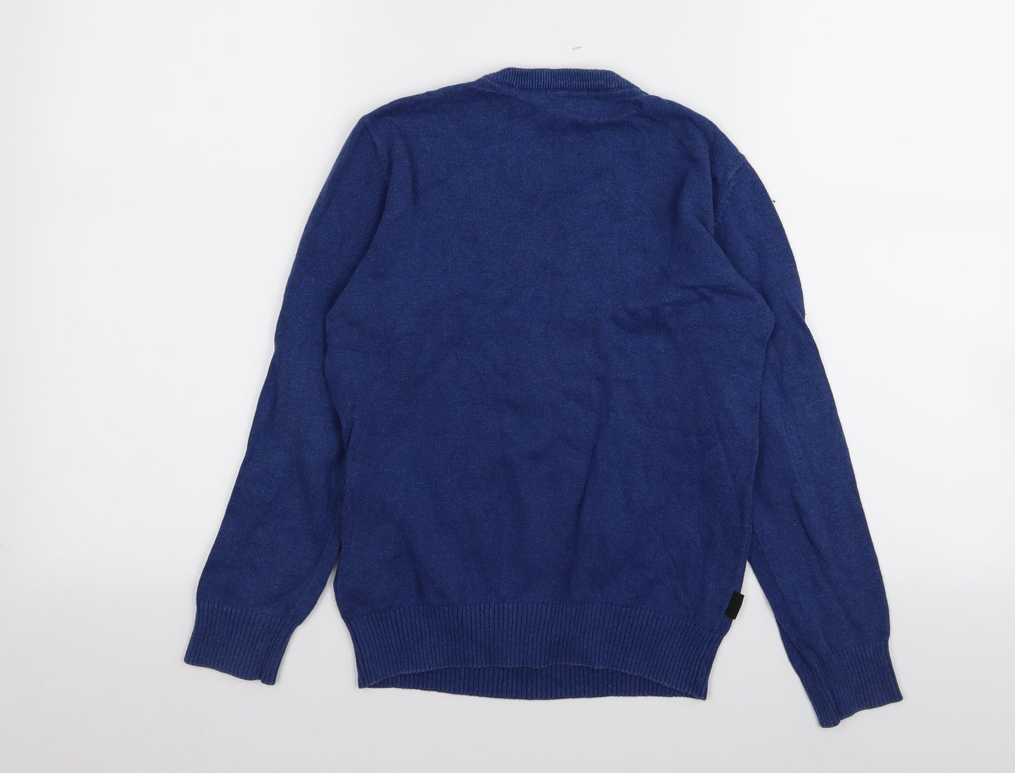 c Boys Blue   Pullover Jumper Size 7-8 Years  - superman