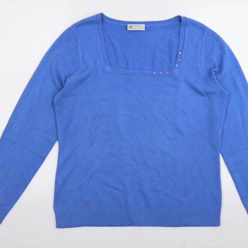 BHS Womens Blue   Pullover Jumper Size 14
