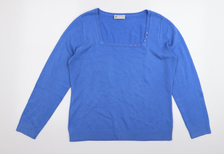 BHS Womens Blue Pullover Jumper Size 14