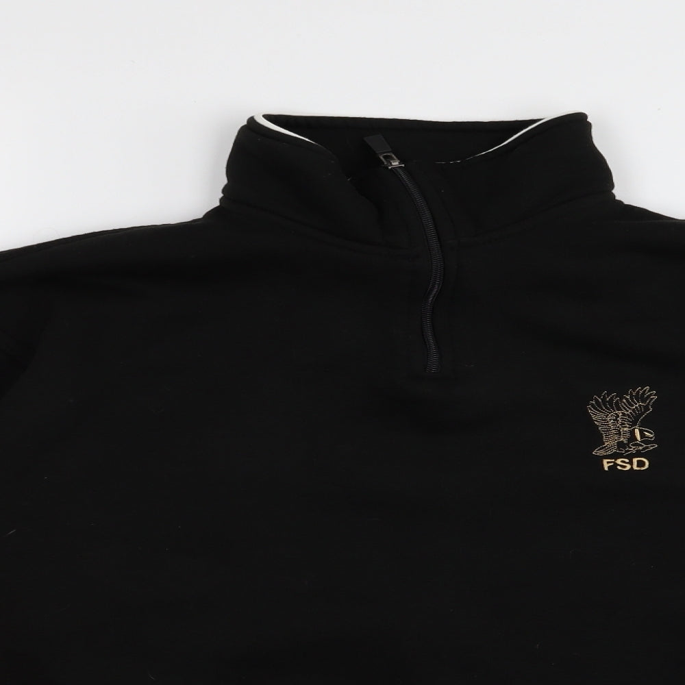 Falcon Womens Black   Pullover Jumper Size 10