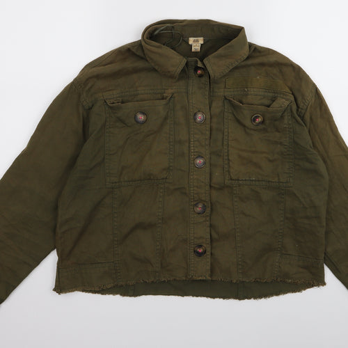 River Island Womens Green   Jacket  Size S