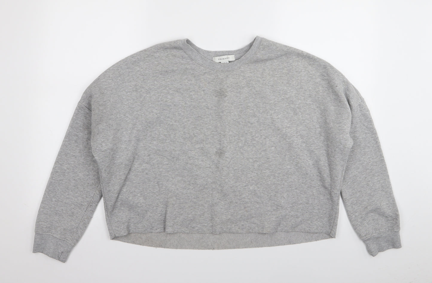 Primark Womens Grey   Pullover Jumper Size 12  - Cropped