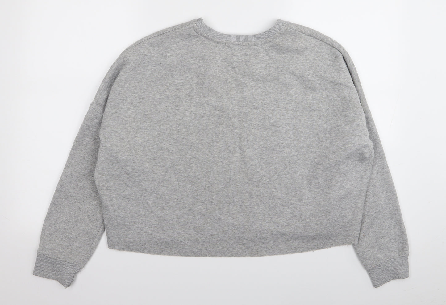 Primark Womens Grey   Pullover Jumper Size 12  - Cropped