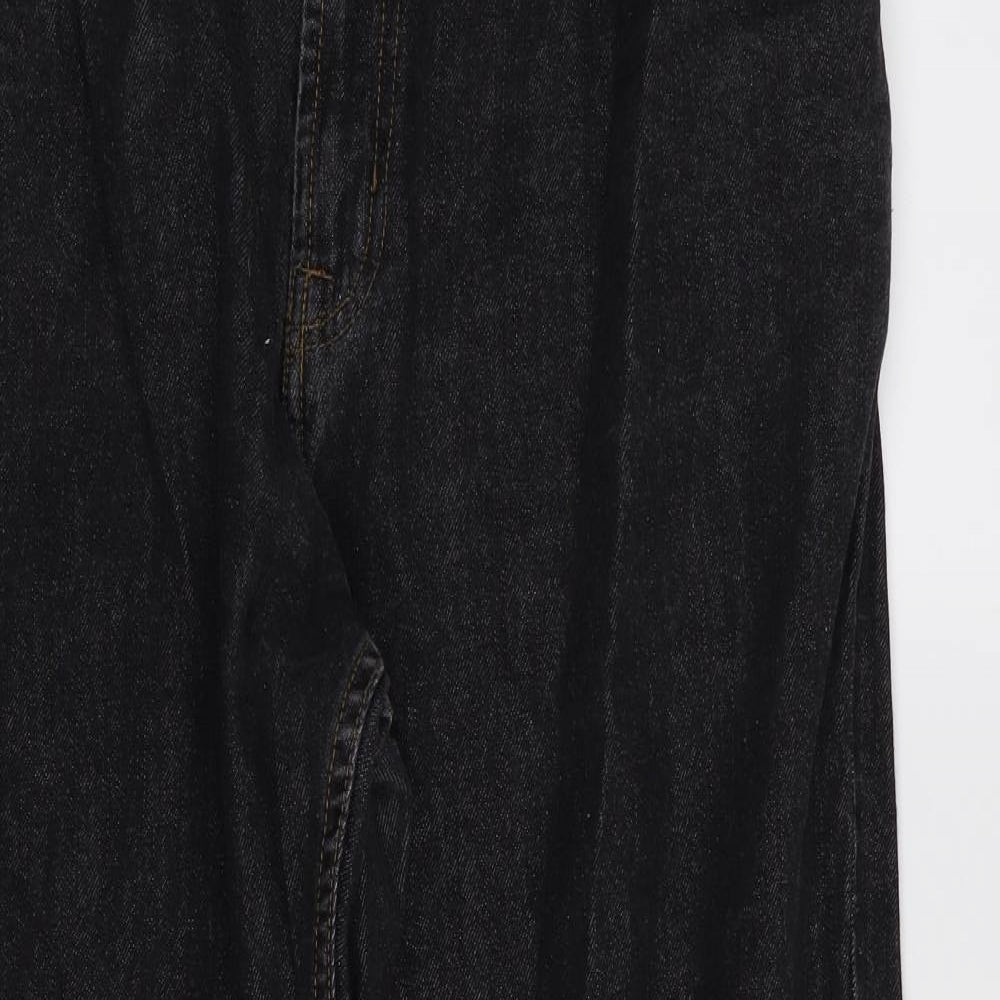 Maine Mens Black   Straight Jeans Size 40 L29 in