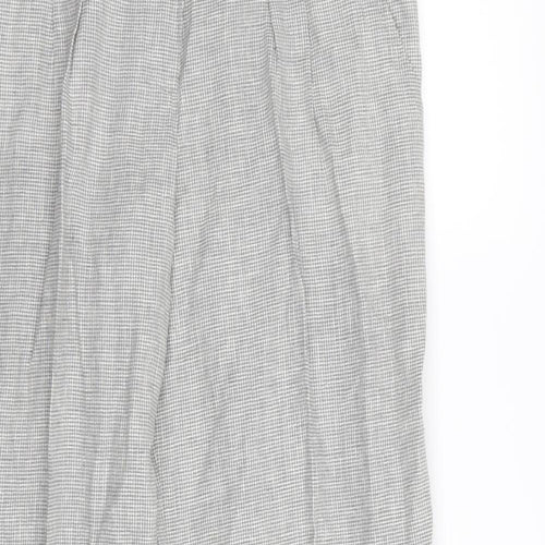 Primark Womens Grey Houndstooth  Trousers  Size 8 L34 in