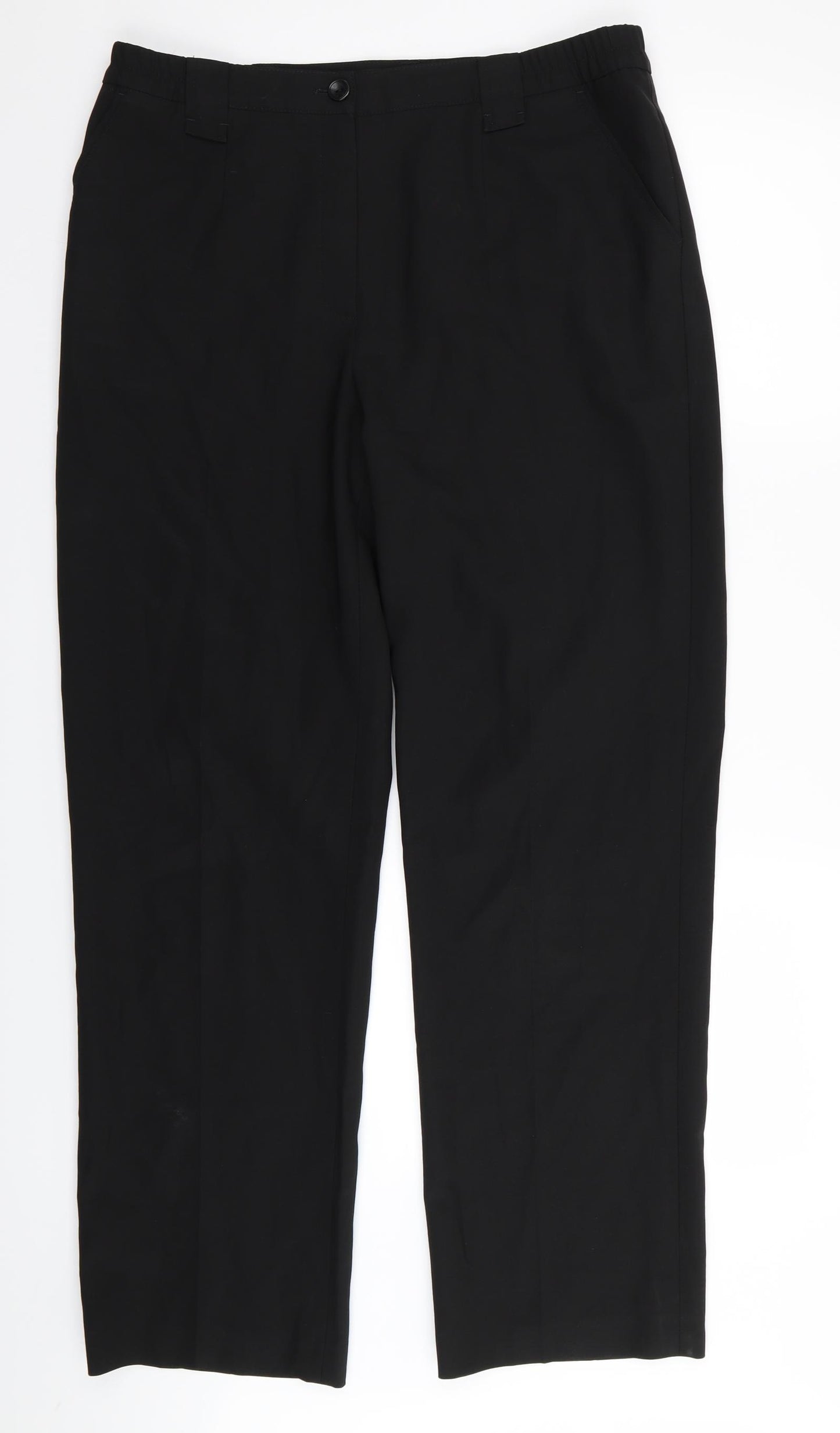 michele Womens Black   Trousers  Size 14 L30 in