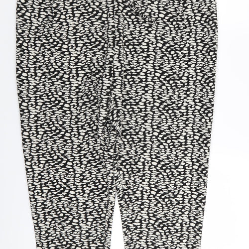 Asda George Womens Multicoloured Geometric  Trousers  Size 18 L26 in - Stretch waistband